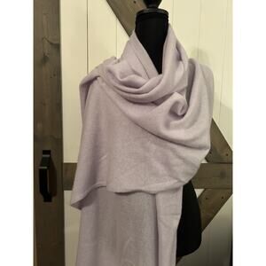 Women’s White + Warren Quiet Luxury Pure Cashmere Over sized Scarf Purple